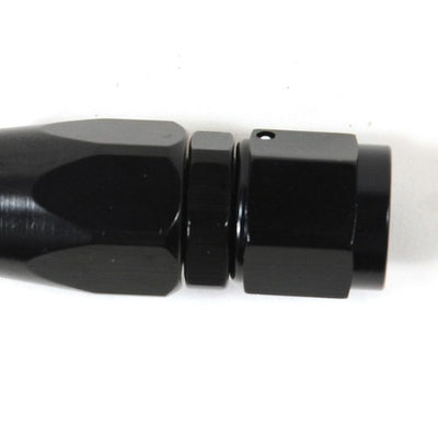 -8AN ST BLK HOSE END