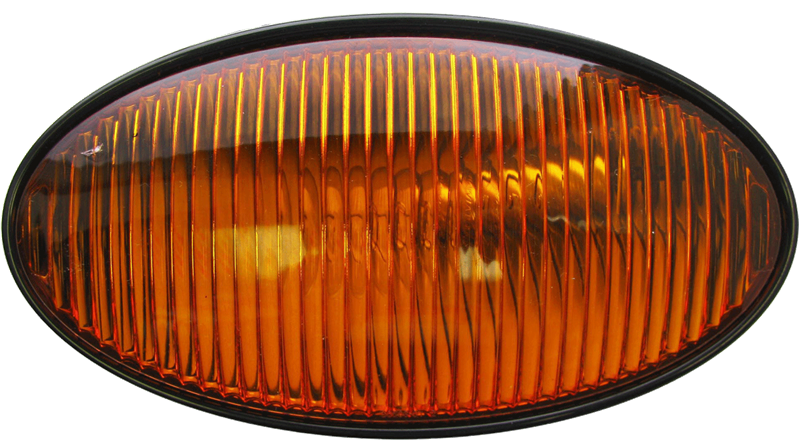 P-LIGHT OV W/O SW  BLK BS  AMB