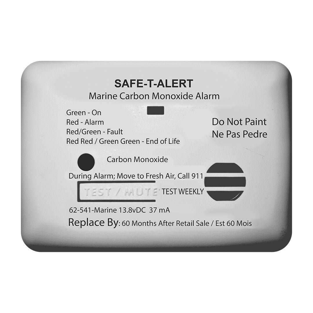 MARINE CO DETECTOR SURF MNT WHT