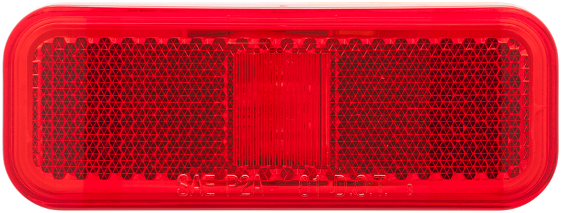 LED MARK LIGHT;RECT;1 WIRE;RED