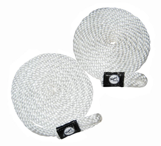 3/8' X 72' BRAIDED ROPE WHITE (PAIR