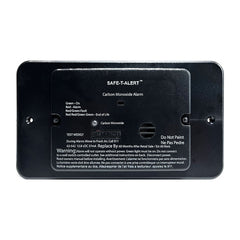 CARBON MONOXIDE ALARM - BLACK FLUSH