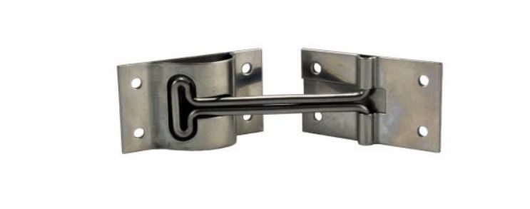 4' SS T-STYLE DOOR HLDR