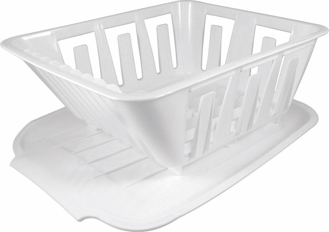 MINI DISH DRAINER SET-WHT