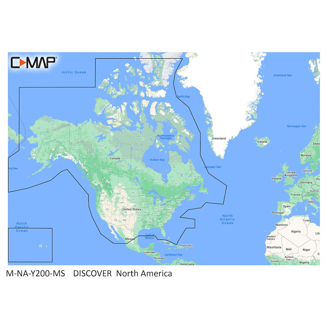 DISCOVER CHART  NORTH AMERICA