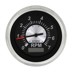 TACH 7K/HOURMETER  BLACK STERLING 3