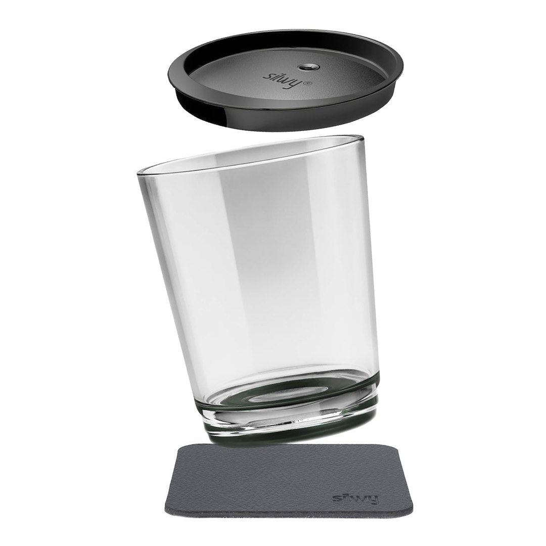 MAGNETIC DRINKING CUP PEARL GREY