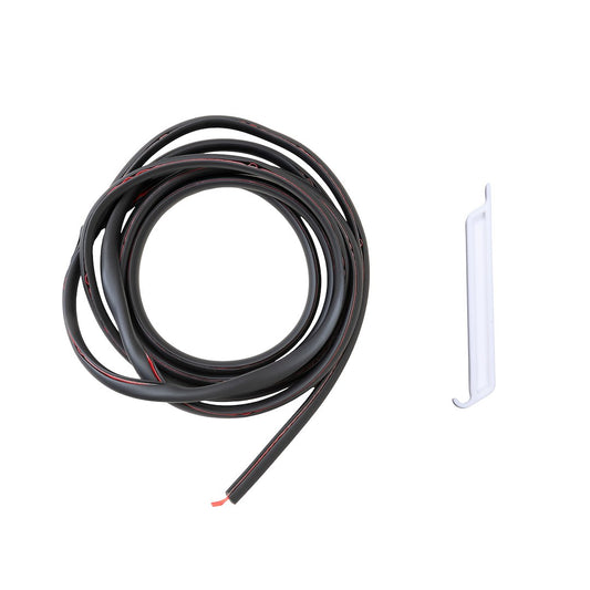 HRDWR KT FF 7FT BLK RBBR EDGE TRIM