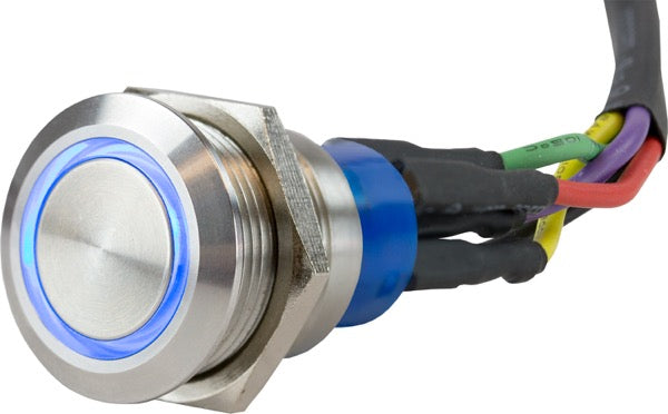 STAINLESS PUSH ON/OFF SWITCH