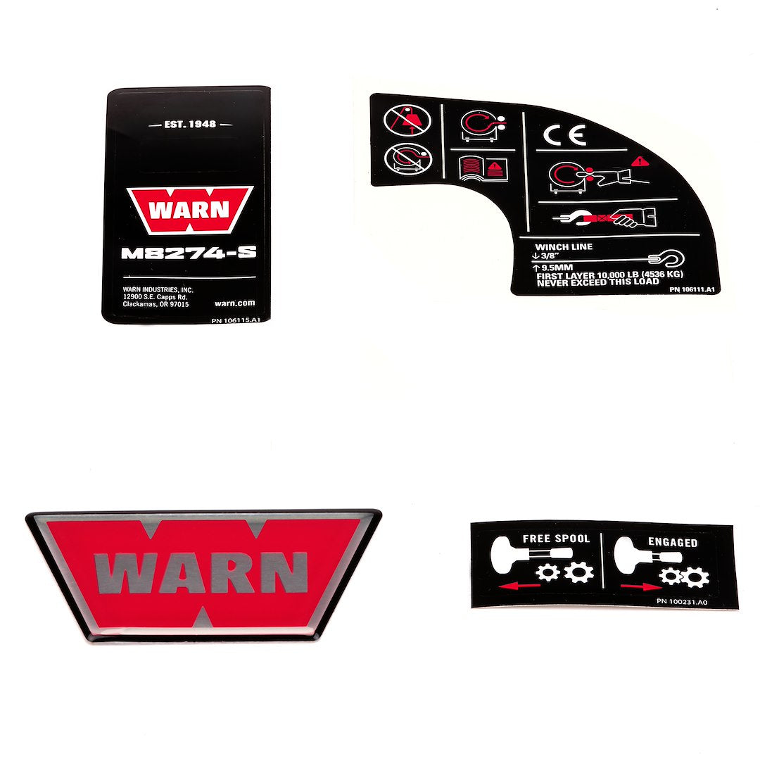 S/P LABEL KIT_M8274-S