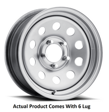 Load image into Gallery viewer, 16X6.00 6/5.5 SUP SILVER F284
