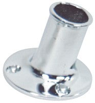 C.P. BRASS FLAGPOLE SOCKET  1-1/4'