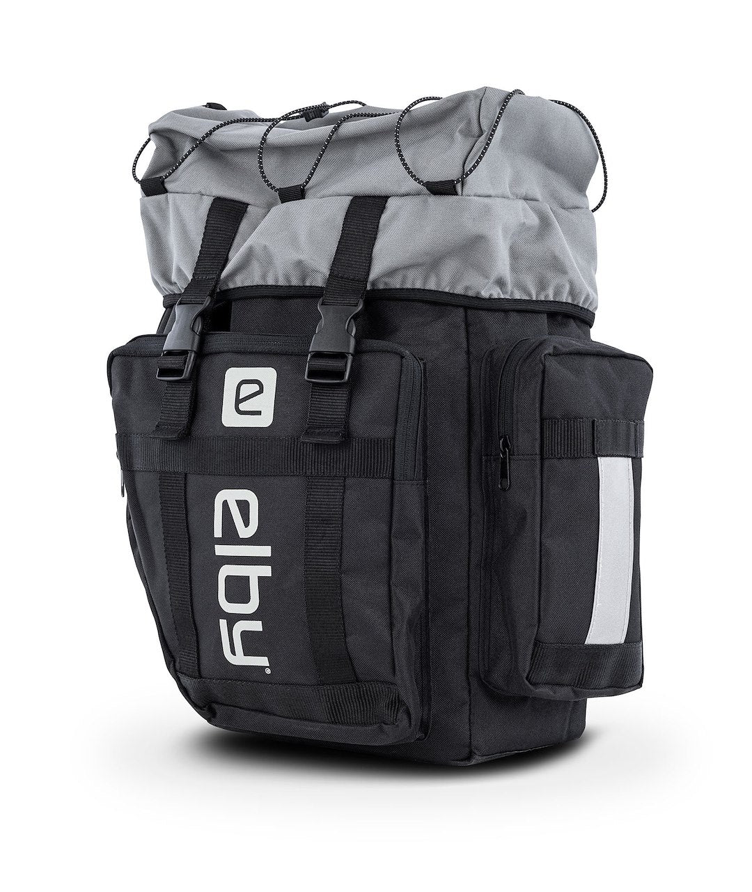 PANNIER BAG BLK W/WHTE LOGO