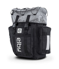 PANNIER BAG BLK W/WHTE LOGO
