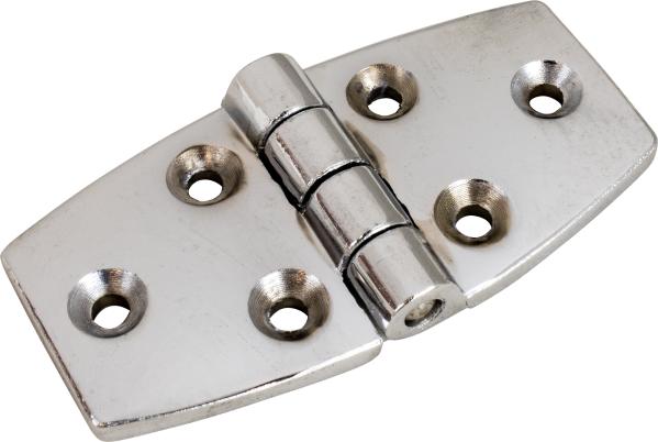 CHROME ZINC DOOR HINGE 1-1/2'