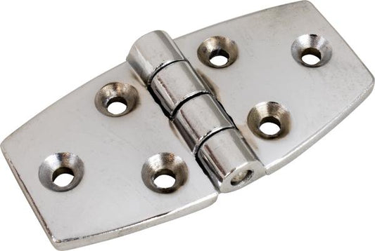 CHROME ZINC DOOR HINGE 1-1/2'