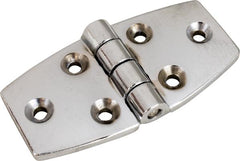 CHROME ZINC DOOR HINGE 1-1/2'