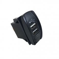RECTANGLE DUAL USB PORT