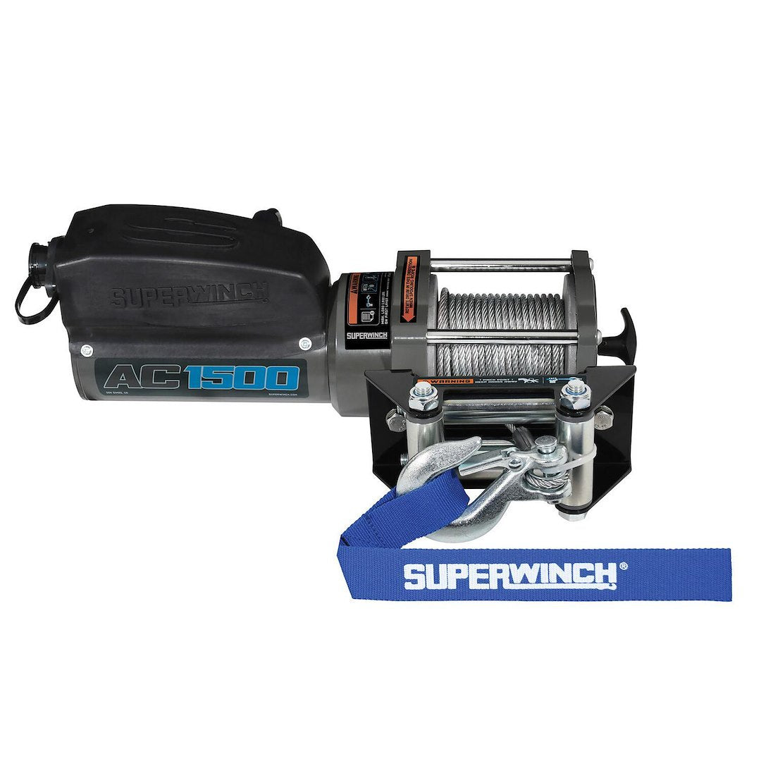 AC 1500 WINCH; 15000 LBS.; 1.1 HP 1