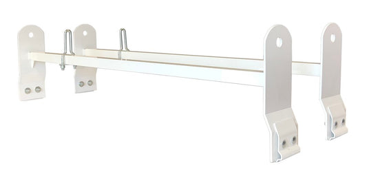 VAN RACK 2 BAR RG MOUNT WHITE