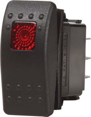 SWITCH CONTURA2 DPST OFF-ON BLK