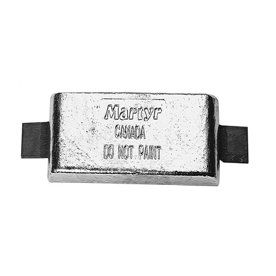 ZN SEMI-STR. WELD-ON AL  STRAP 6 X