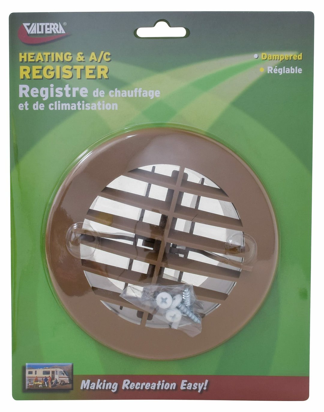 ROUND REGISTER  BEIGE