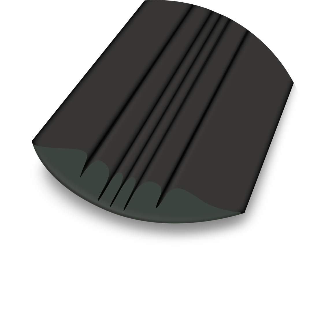 KEELGUARD BOW PROTECTOR  BLACK  6'