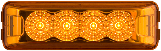 4 LED MIROFLEX THIN LINE;AMBER;POLY