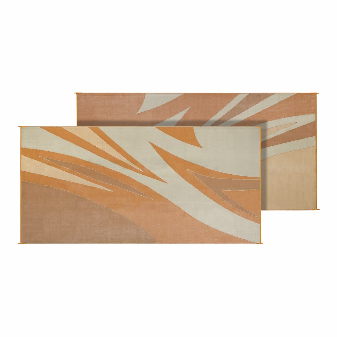 MAT SUMMER WAVES 8X16 TAN GOLD