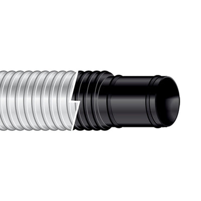 1 1/8' BILGEFLEX 6' POLYPAC BLK.