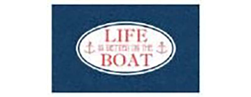LIFE IS BETTER ON THE BOAT (NAVY BL