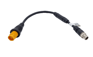 ETHERNET ADAPTER CABLE GREEN M12M 8