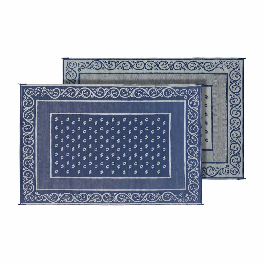 MAT  VINEYARD 9X12 BLUE