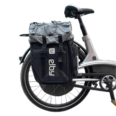 PANNIER BAG BLACK W/PUTTY LOGO
