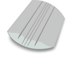 MEGAWARE KEELGUARD 6' LIGHT GRAY