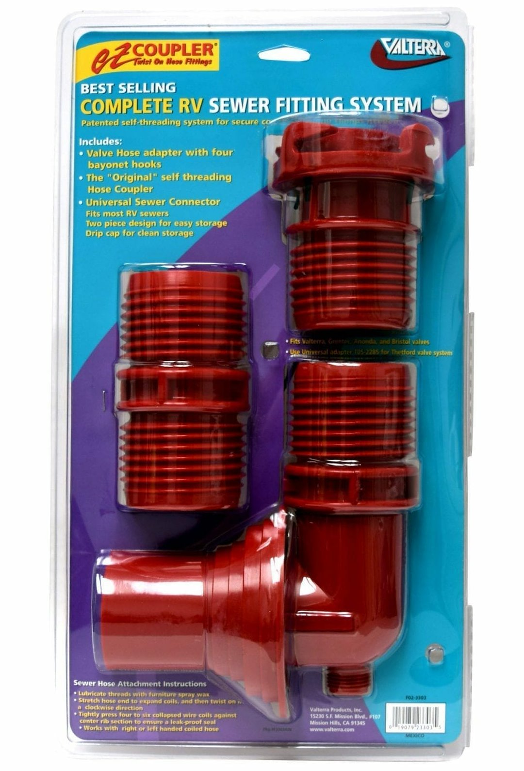 EZ COUPLER SYS.  CARDED