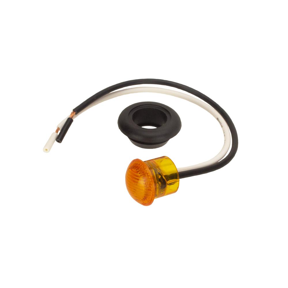 3/4' BULLET LIGHT  AMBER LENS  AMBE