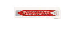 (MTO) KIT SVC LABEL DRUM ROT