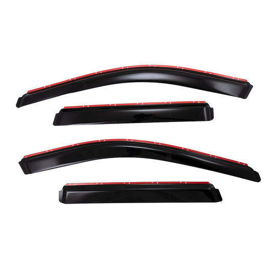 TFX INCHANNEL WNDW VENTS SMOKE 4PC