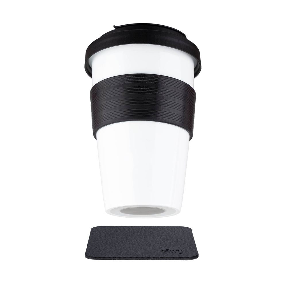 PORCELAIN TO-GO CUP BLACK