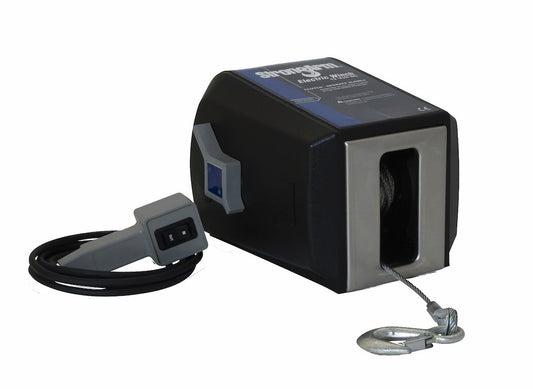 ELECTRIC WINCH W/12 VOLT DC MOTOR