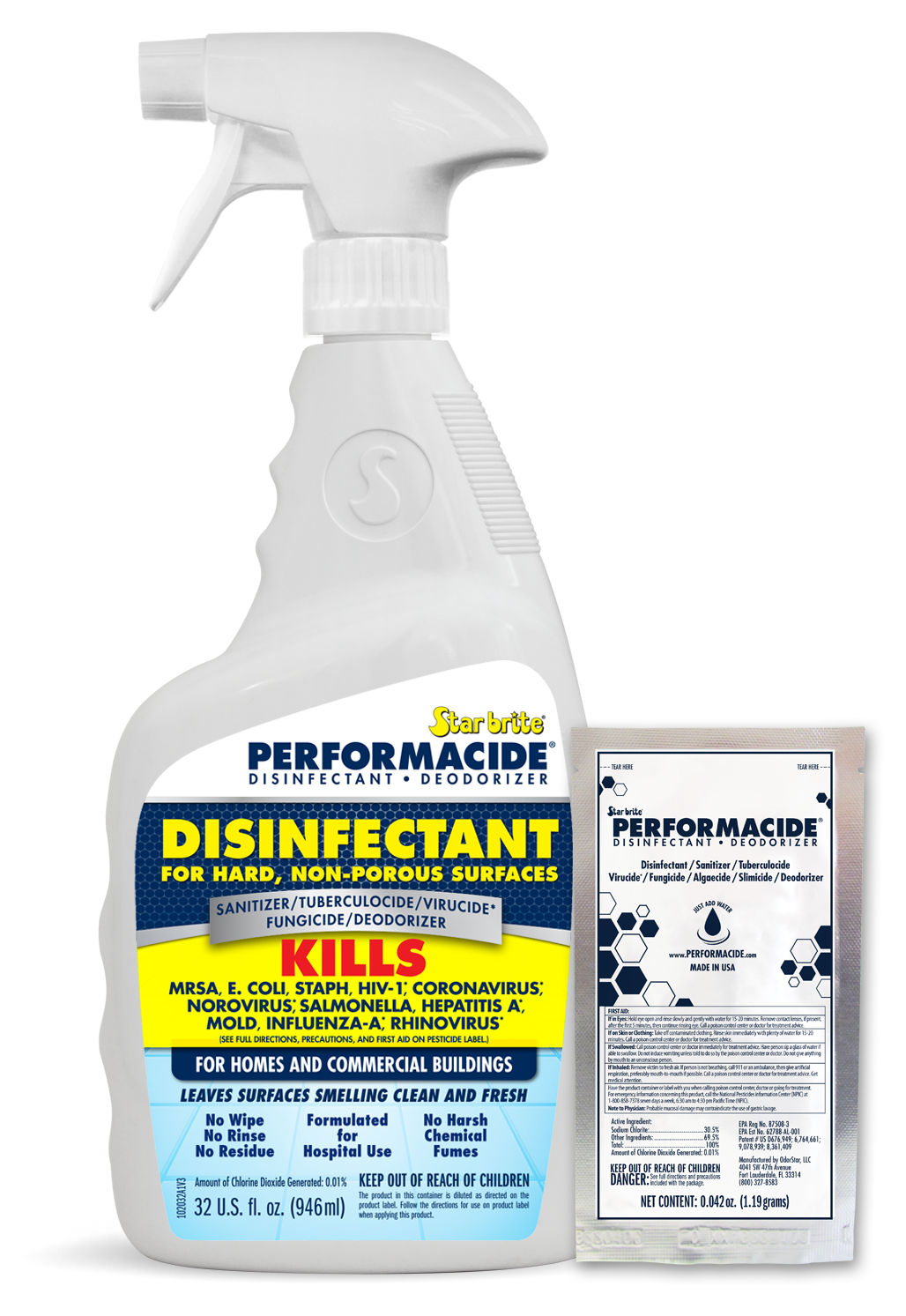 PERFORMACIDE DISINF 32 OZ. SNG KIT