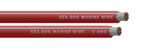 6 AWG RED 25FT BATTERY CABLE