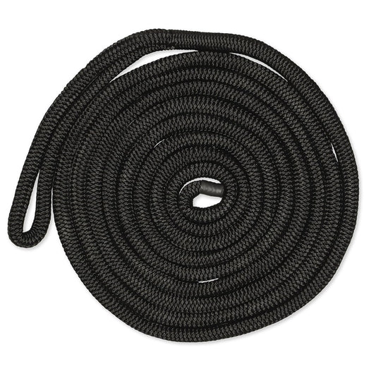 3/8IN-15FT DBLBRD CMP DOCKLINE BLK