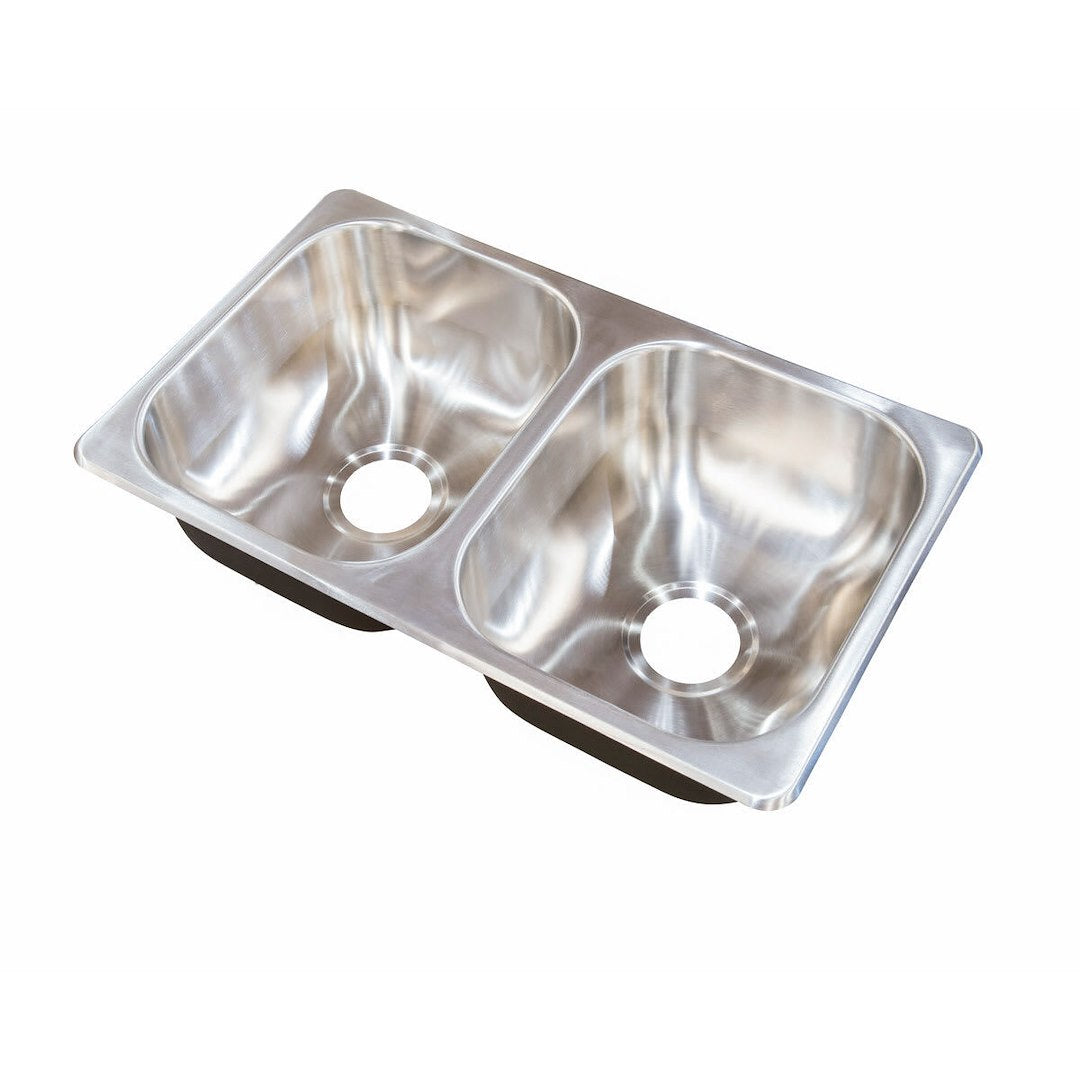 27 X 16 X 7 DBL BOWL SINK