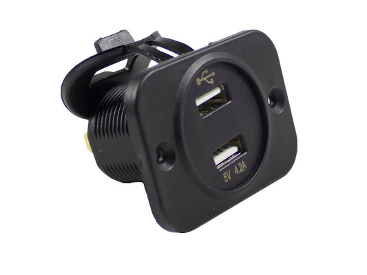 DUAL USB PORT WITH VOLT METER