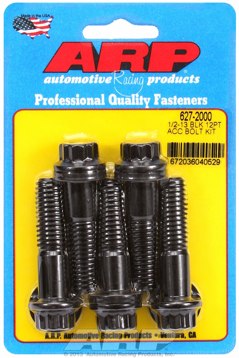 1/2-13 X 2000 12PT BLACK
