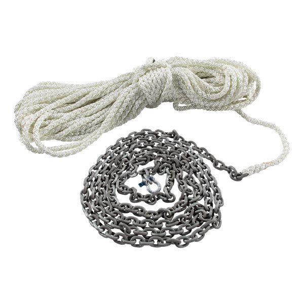 Lewmar 10ft 1/4in G4 Chain & 200ft 1/2in 8 Plait Line