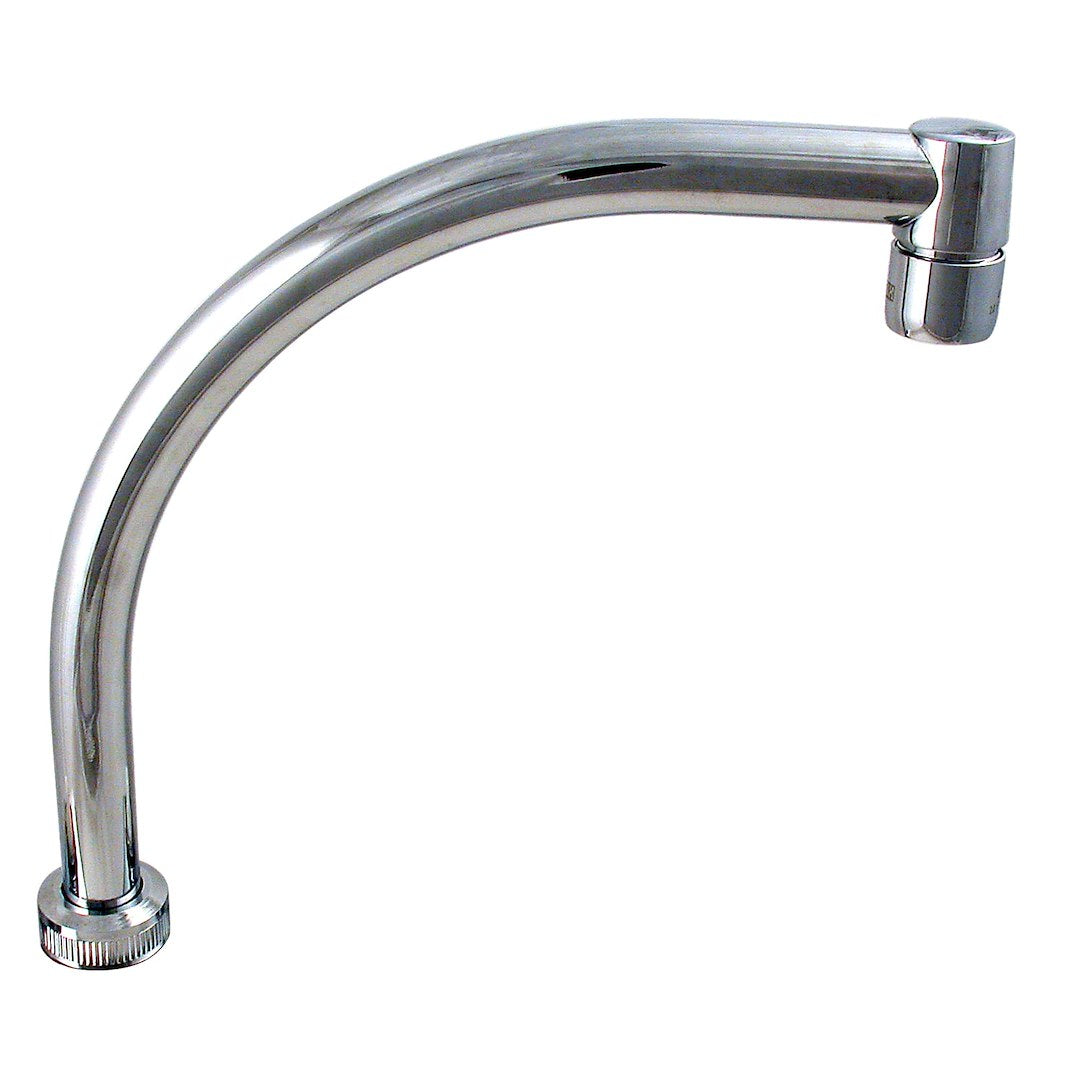 SPOUT 8 HI ARC  CH  MTL